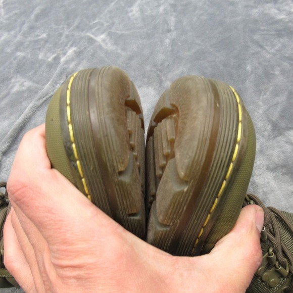 Dr Martens Rakim Boots 4M 6W Olive Lace Combat Chunky Rugged Chukka Mountaineer - Picture 13 of 15